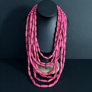 SugarFix Pink Multi-Strand Necklace